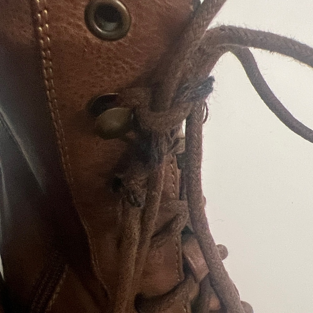 Hot Cakes Brown Moto Combat Boots Women’s Size 8.5 - Picture 9 of 9